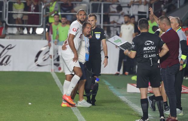 Încă o lovitură pentru Dan Petrescu » Titularul de la CFR Cluj s-a „rupt”: primul diagnostic