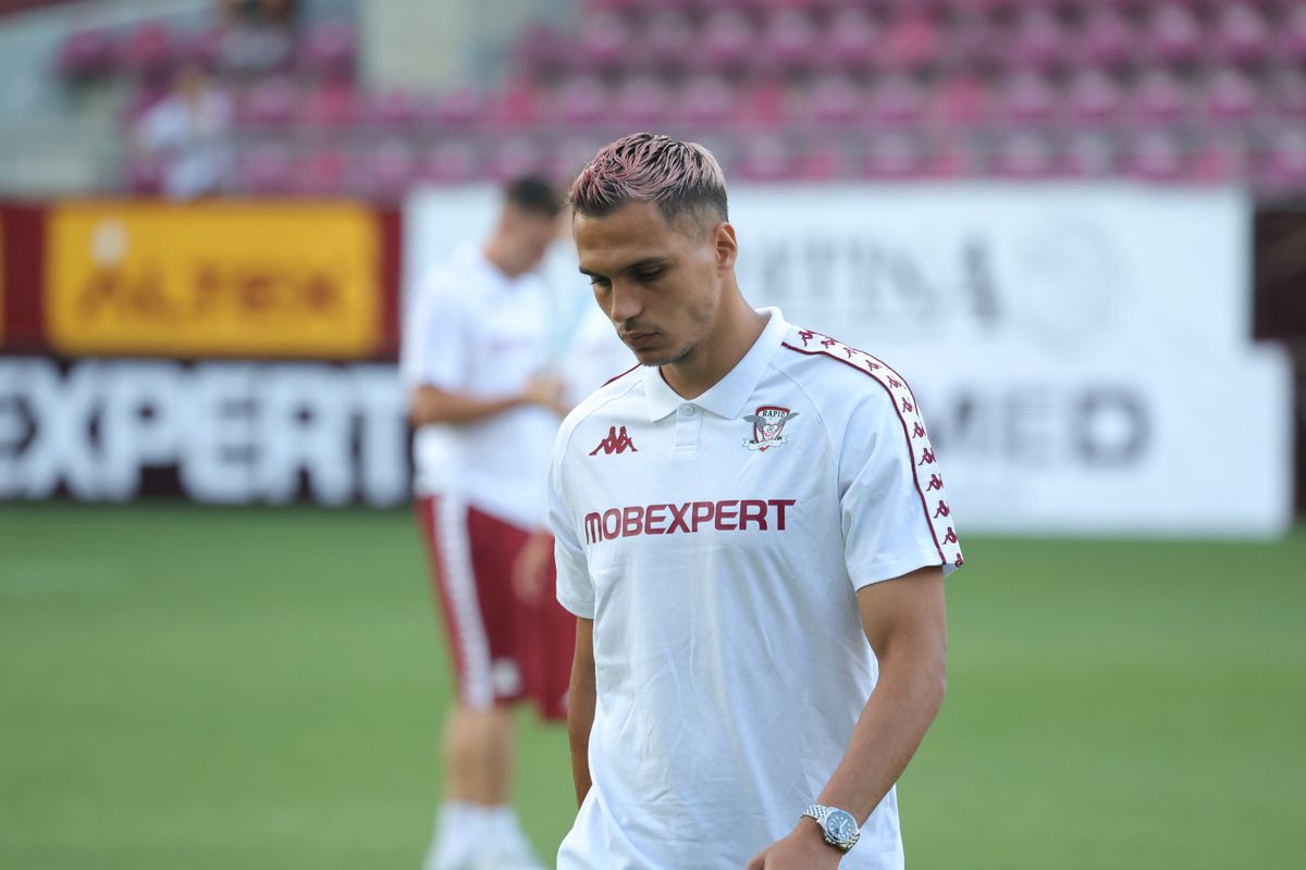 Imagini de pe gazon înainte de Rapid - CFR Cluj/ foto: Ionuț Iordache (GSP)