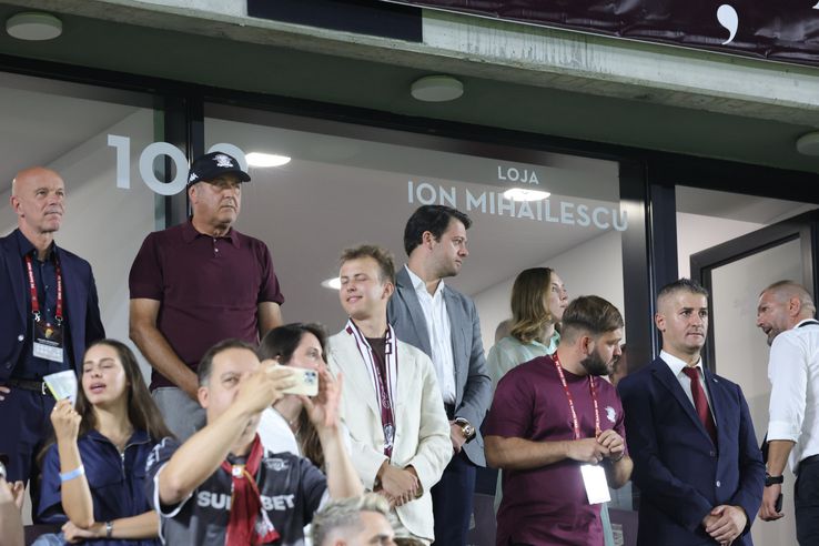 Conducerea de la Rapid, la meciul cu CFR/ FOTO Ionuț Iordache (GSP)