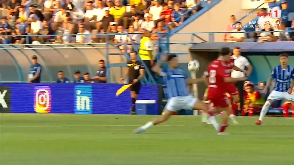 Gabi Iancu, eliminat în câteva secunde în Farul - Oțelul