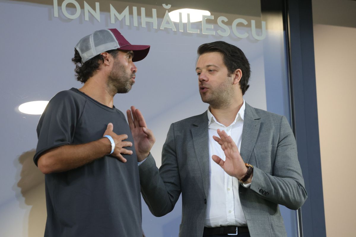 Dan Șucu, Angelescu și Maftei, la Rapid - CFR Cluj