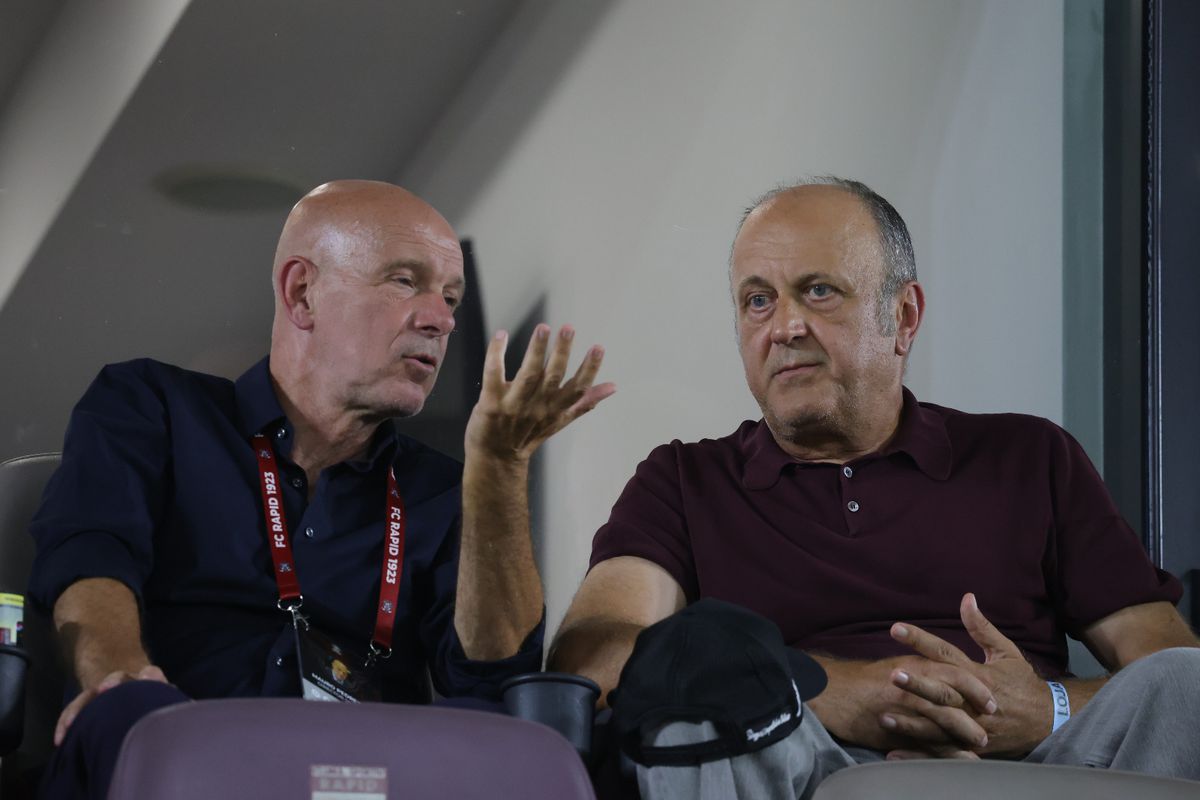 Ce a făcut Dan Șucu la pauza meciului Rapid - CFR Cluj, când echipa lui era condusă