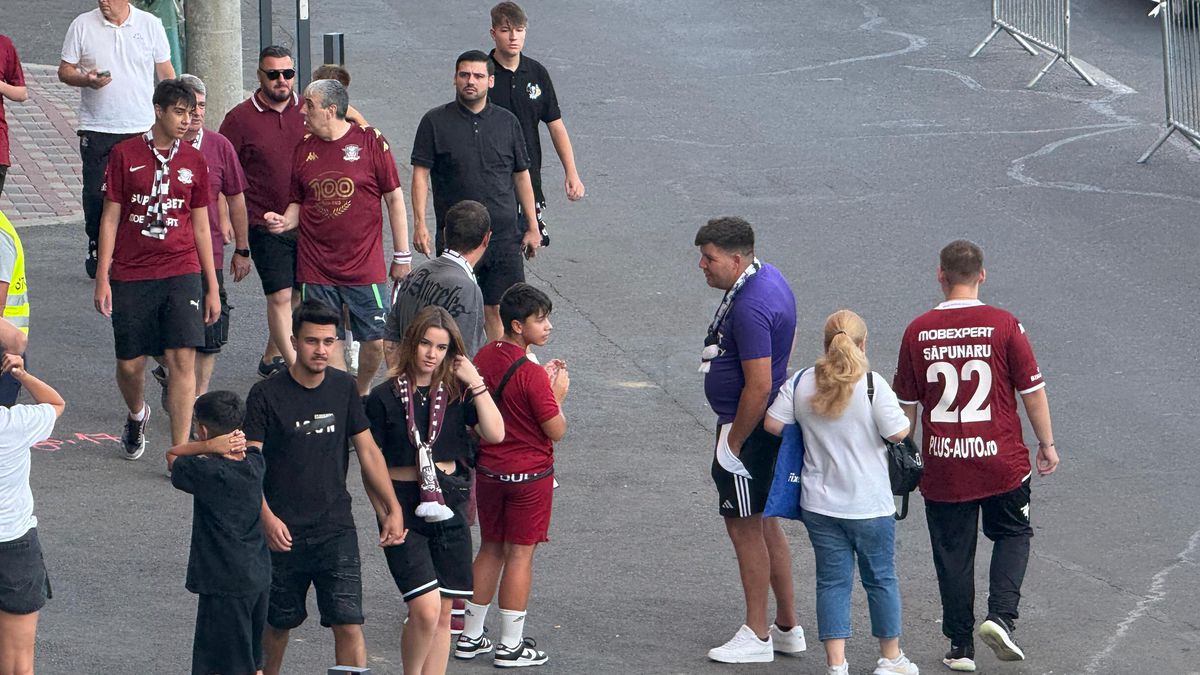 Imagini înainte de Rapid - CFR Cluj