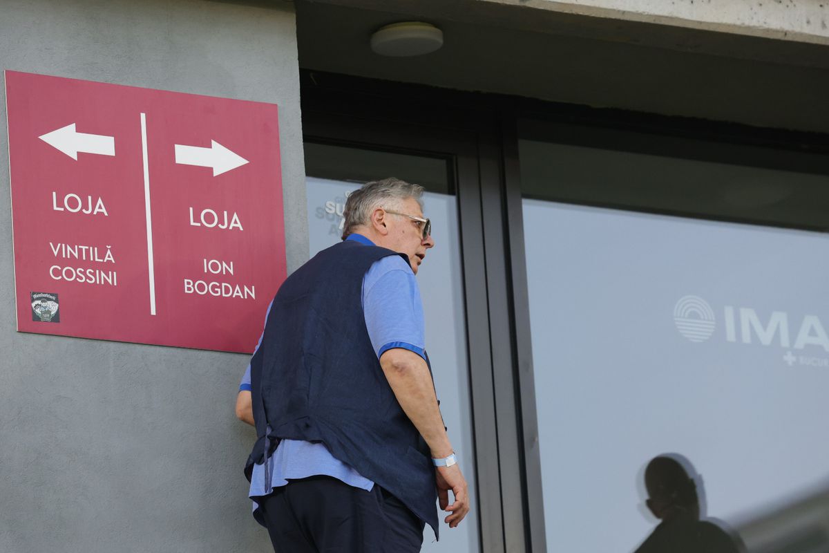 Gino Iorgulescu și Mircea Geoană, la Rapid - CFR Cluj