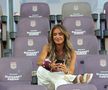 Diana Munteanu a fost prezentă la meciul Rapid - CFR Cluj. Foto: Ionuț Iordache (GSP.RO)
