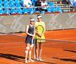Jill Teichman și Irina Begu înaintea finalei de la UniCredit Iași Open FOTO Roxana Fleșeru