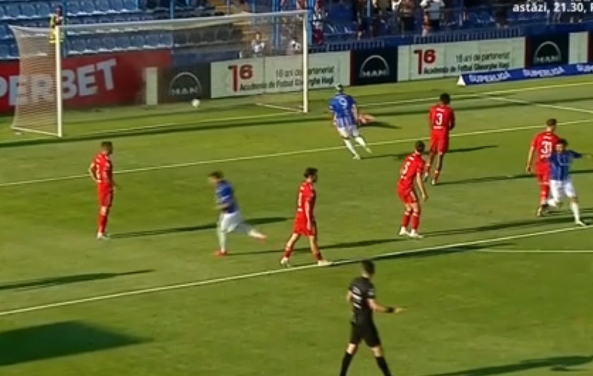 Dubla lui Răzvan Tănasă în Farul - Oțelul! Ianis Hagi a aplaudat la „oficială”