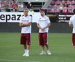 Borza și Manea.Imagini de pe gazon înainte de Rapid - CFR Cluj/ foto: Ionuț Iordache (GSP)
