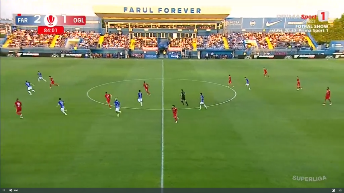 Gabi Iancu, eliminat în câteva secunde în Farul - Oțelul