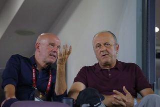 Ce a făcut Dan Șucu la pauza meciului Rapid - CFR Cluj, când echipa lui era condusă