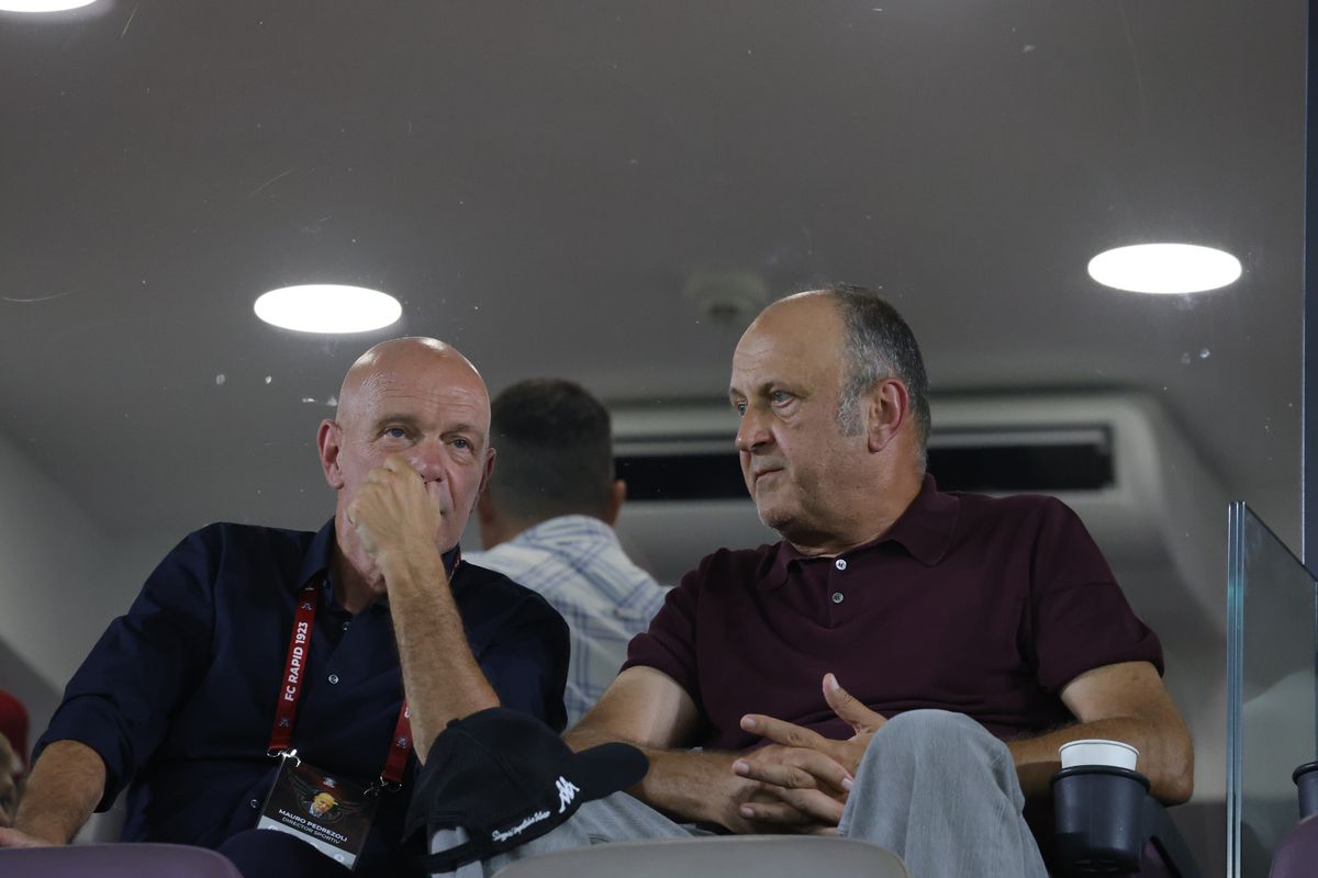 Ce a făcut Dan Șucu la pauza meciului Rapid - CFR Cluj, când echipa lui era condusă