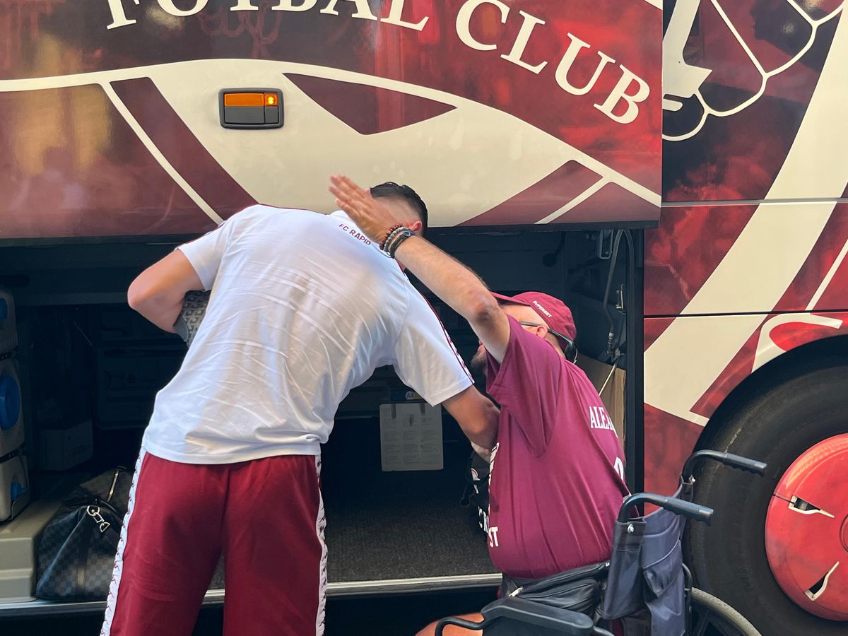 Imagini înainte de Rapid - CFR Cluj