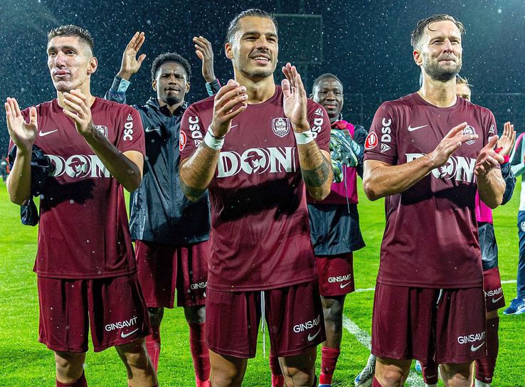 Vicecampioana CFR Cluj afișează 3