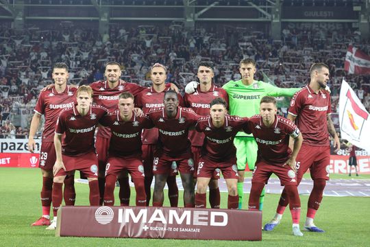Imagini din prima repriză de la Rapid - CFR Cluj / foto: Ionuț Iordache (GSP)