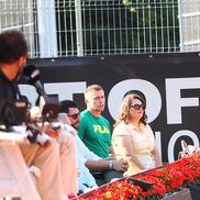 Victor Crivoi, antrenorul Irinei Begu, în timpul finalei