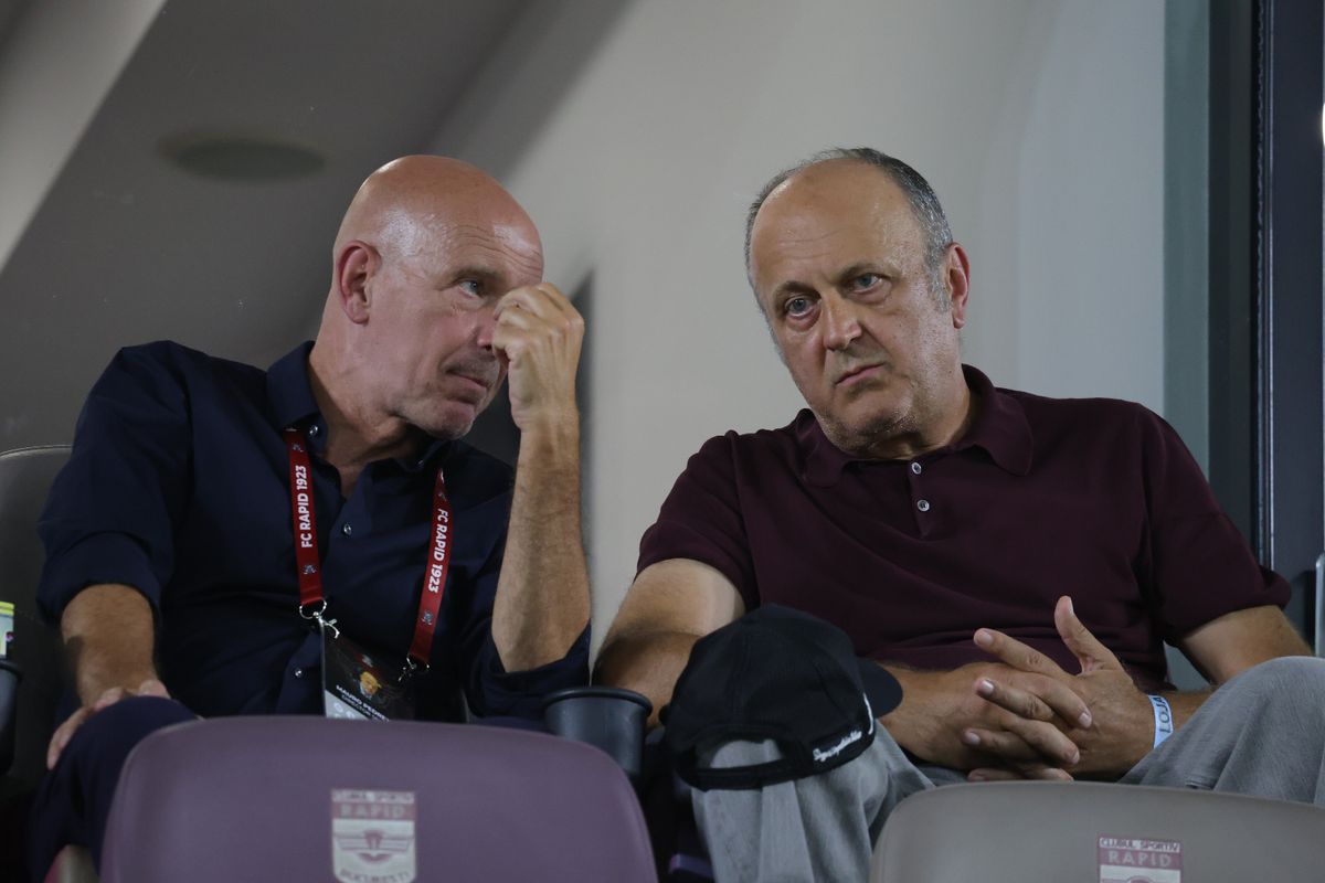 Ce a făcut Dan Șucu la pauza meciului Rapid - CFR Cluj, când echipa lui era condusă