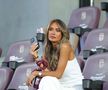 Diana Munteanu a fost prezentă la meciul Rapid - CFR Cluj. Foto: Ionuț Iordache (GSP.RO)
