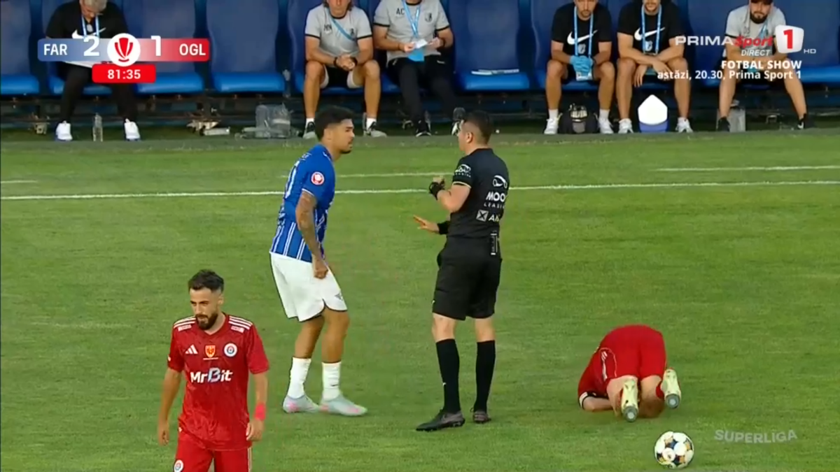 Gabi Iancu, eliminat în câteva secunde în Farul - Oțelul