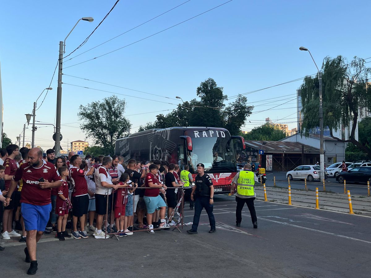 Imagini înainte de Rapid - CFR Cluj