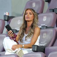 Diana Munteanu a fost prezentă la meciul Rapid - CFR Cluj. Foto: Ionuț Iordache (GSP.RO)