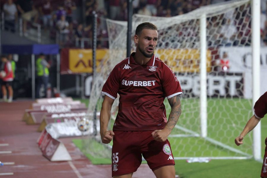 Elvir Koljic, atacantul Rapidului / Foto: Ionuț Iordache GSP Elvir Koljic a analizat lupta la titlu dintre Rapid și fosta lui echipă, Universitatea Craiova: „Sper să luptăm cu ei până la ultima etapă!” » Promisiunea atacantului: „Asta vreau din toată inima”