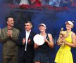 Irina Begu și Jil Teichmann cu trofeele la festivitatea de premiere de la UniCredit Iași Open FOTO Roxana Fleșeru