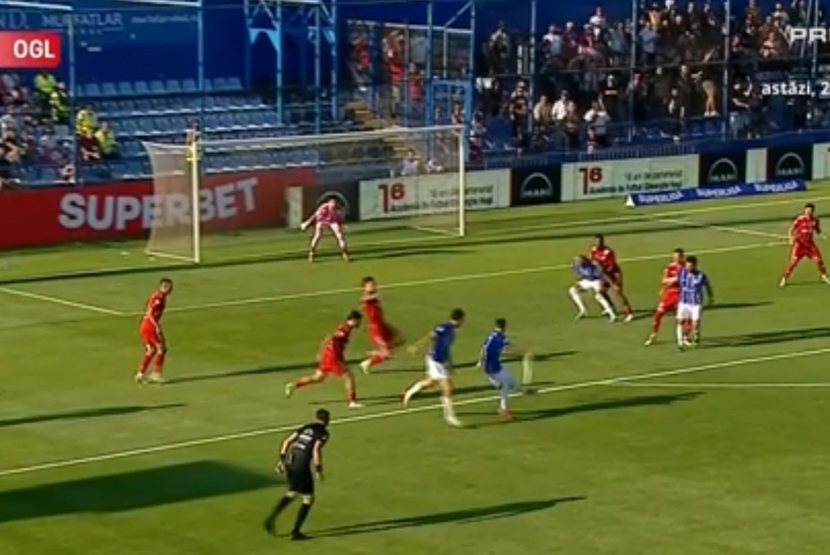 Dubla lui Răzvan Tănasă în Farul - Oțelul! Ianis Hagi a aplaudat la „oficială”