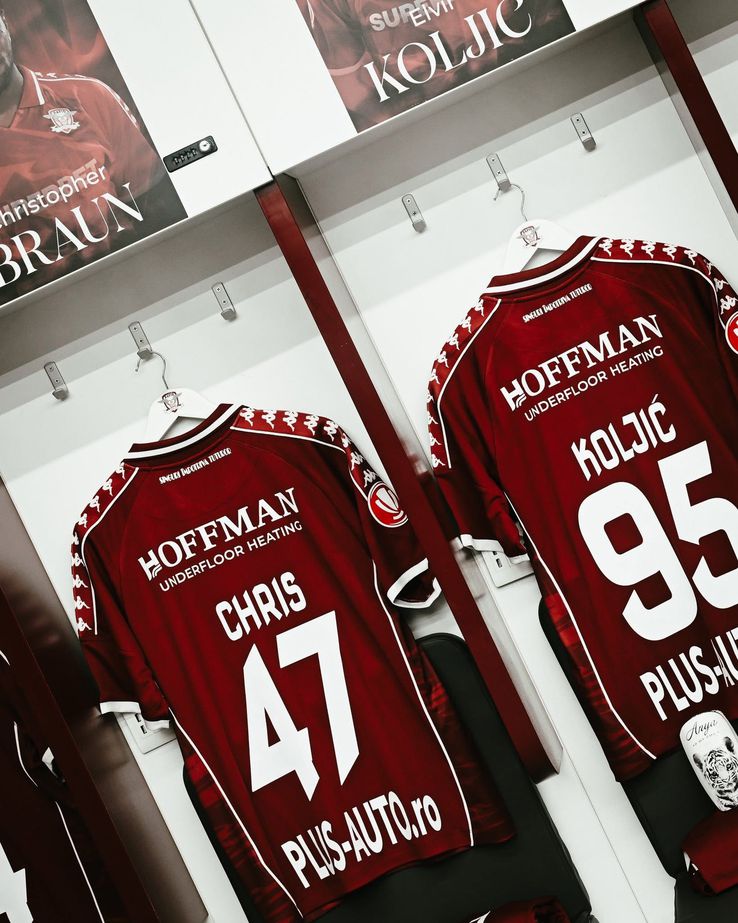Echipamentele Rapidului la meciul cu CFR Cluj