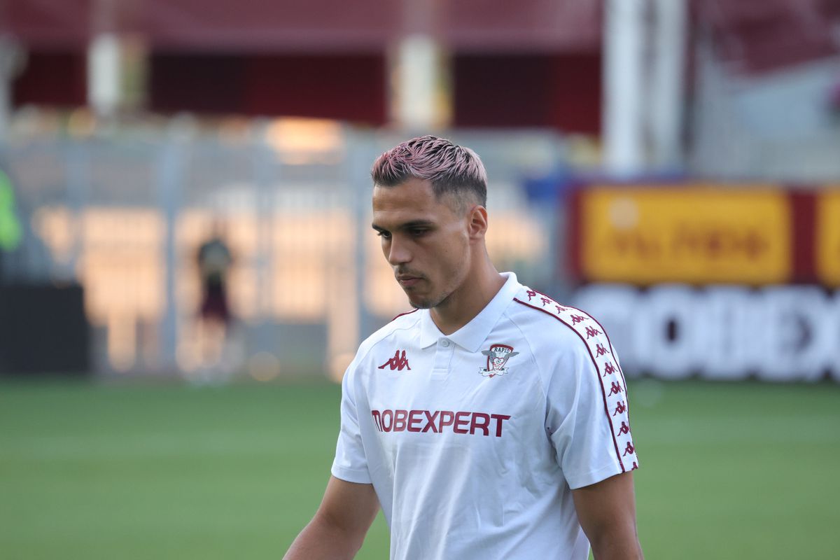 Imagini de pe gazon înainte de Rapid - CFR Cluj/ foto: Ionuț Iordache (GSP)