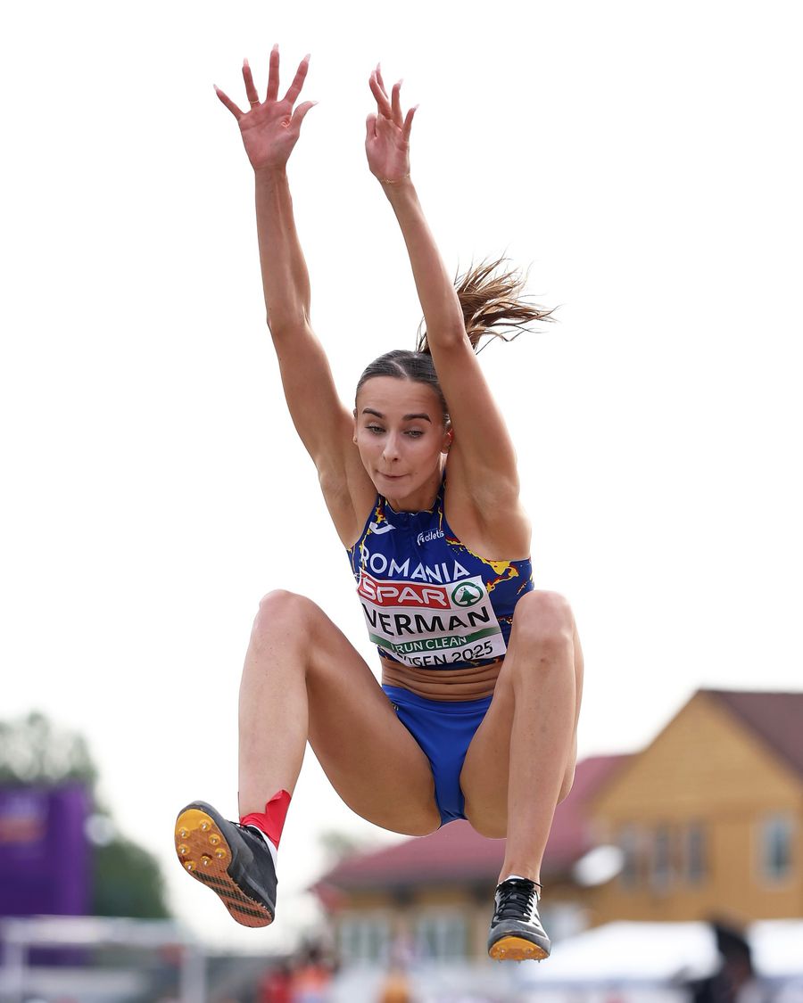 Ramona Verman, aur la săritura în lungime/Foto: Facebook (European Athletics) Ramona Verman, aur la Campionatele Europene de Atletism U23! Record personal la săritura în lungime