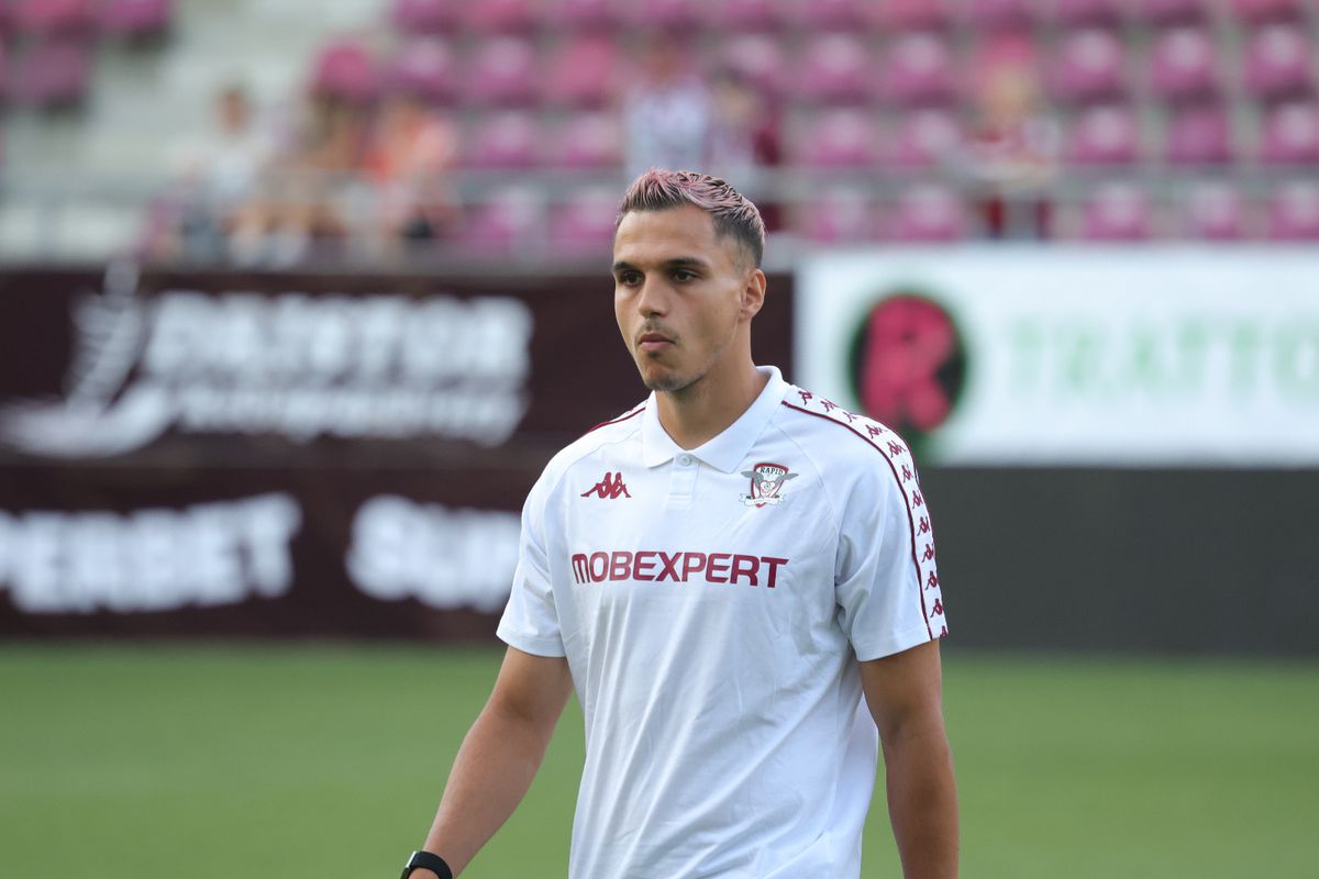 Imagini de pe gazon înainte de Rapid - CFR Cluj/ foto: Ionuț Iordache (GSP)