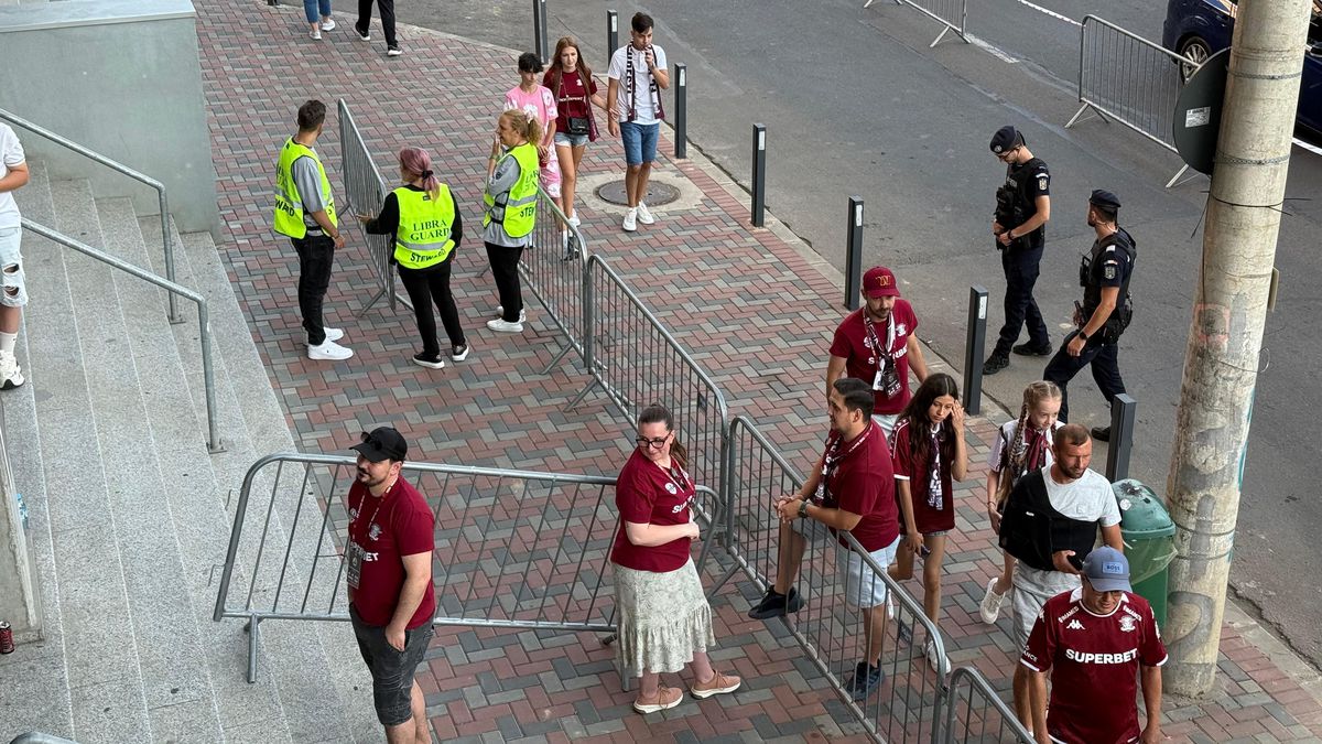 Imagini înainte de Rapid - CFR Cluj