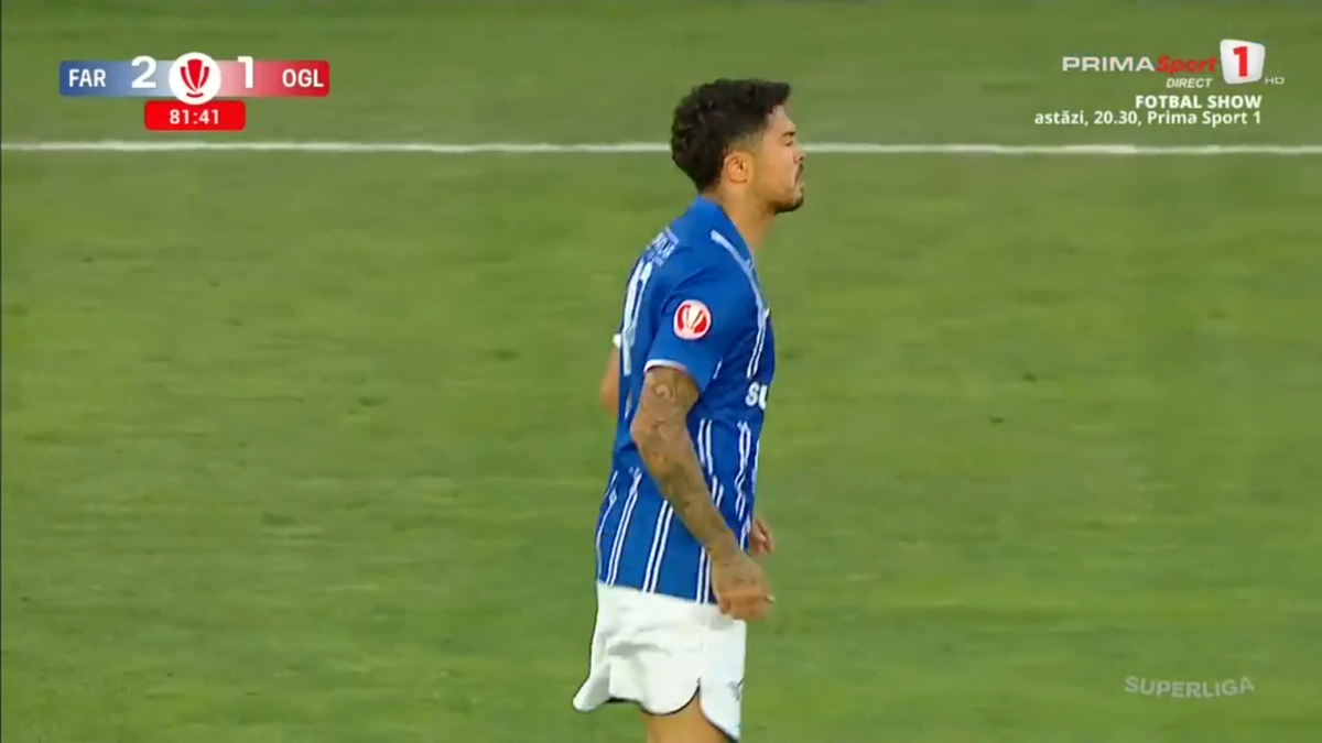 Gabi Iancu, eliminat în câteva secunde în Farul - Oțelul