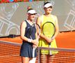 Jill Teichman și Irina Begu înaintea finalei de la UniCredit Iași Open FOTO Roxana Fleșeru