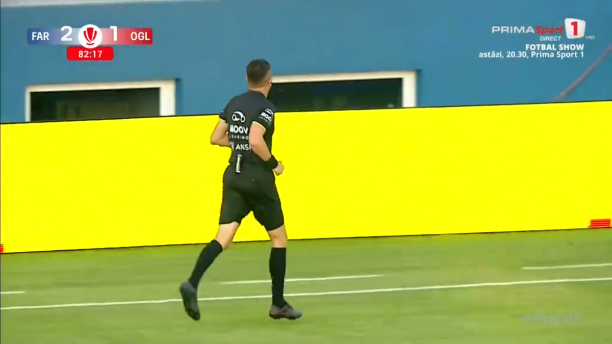 Gabi Iancu, eliminat în câteva secunde în Farul - Oțelul