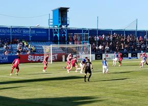 Farul - Oțelul » Gol anulat în debutul reprizei secunde după 5 minute de analiză VAR