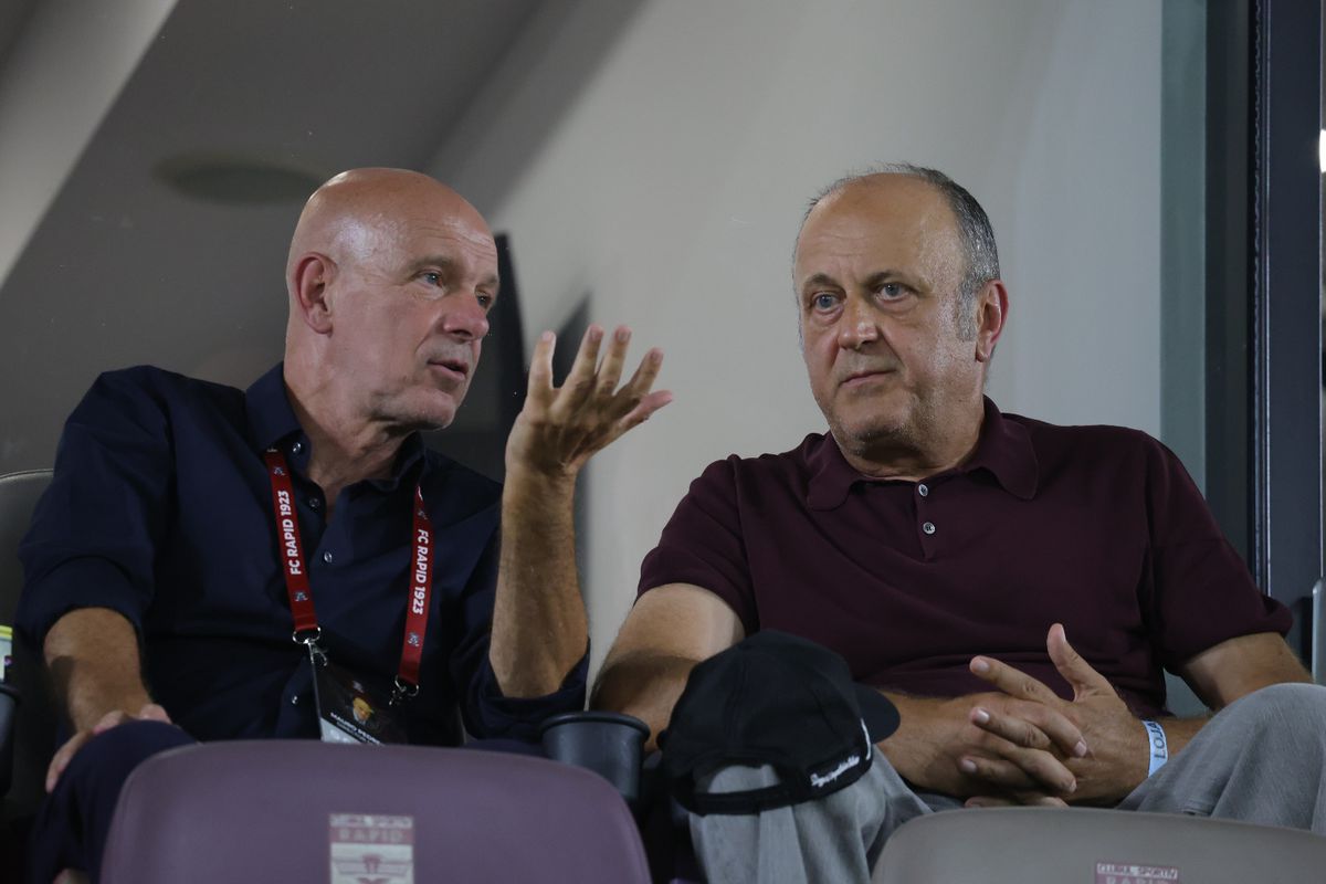 Ce a făcut Dan Șucu la pauza meciului Rapid - CFR Cluj, când echipa lui era condusă