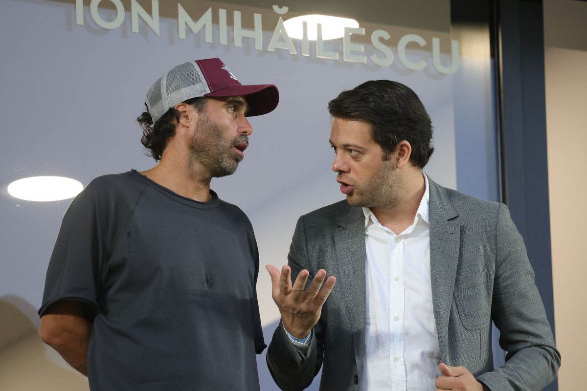 Dan Șucu, Angelescu și Maftei, la Rapid - CFR Cluj