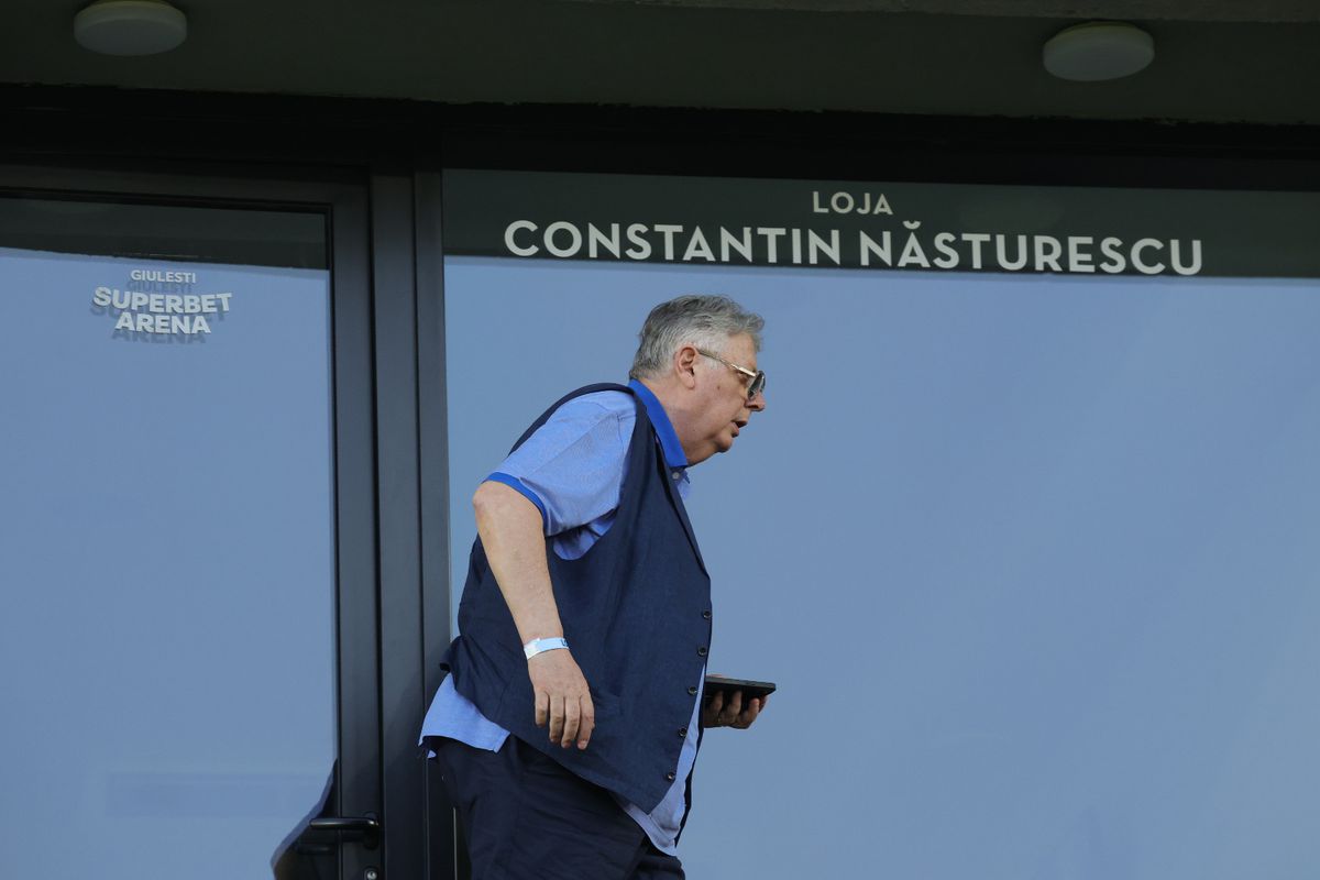 Gino Iorgulescu și Mircea Geoană, la Rapid - CFR Cluj