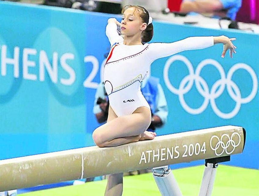 Dana Sofronie, la Jocurile Olimpice de la Atena, 2004.