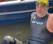 Mihai Badea, epuizat după 30 de ore de înot continuu / Sursă foto: Facebook