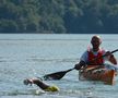 Mihai Badea a încheiat cu succes provocarea „Danube115” » A înotat pe Dunăre 32 de ore, fără oprire!