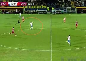 Gol de la 55 de metri în Farul - Dinamo! Eroarea care a făcut posibilă reușita