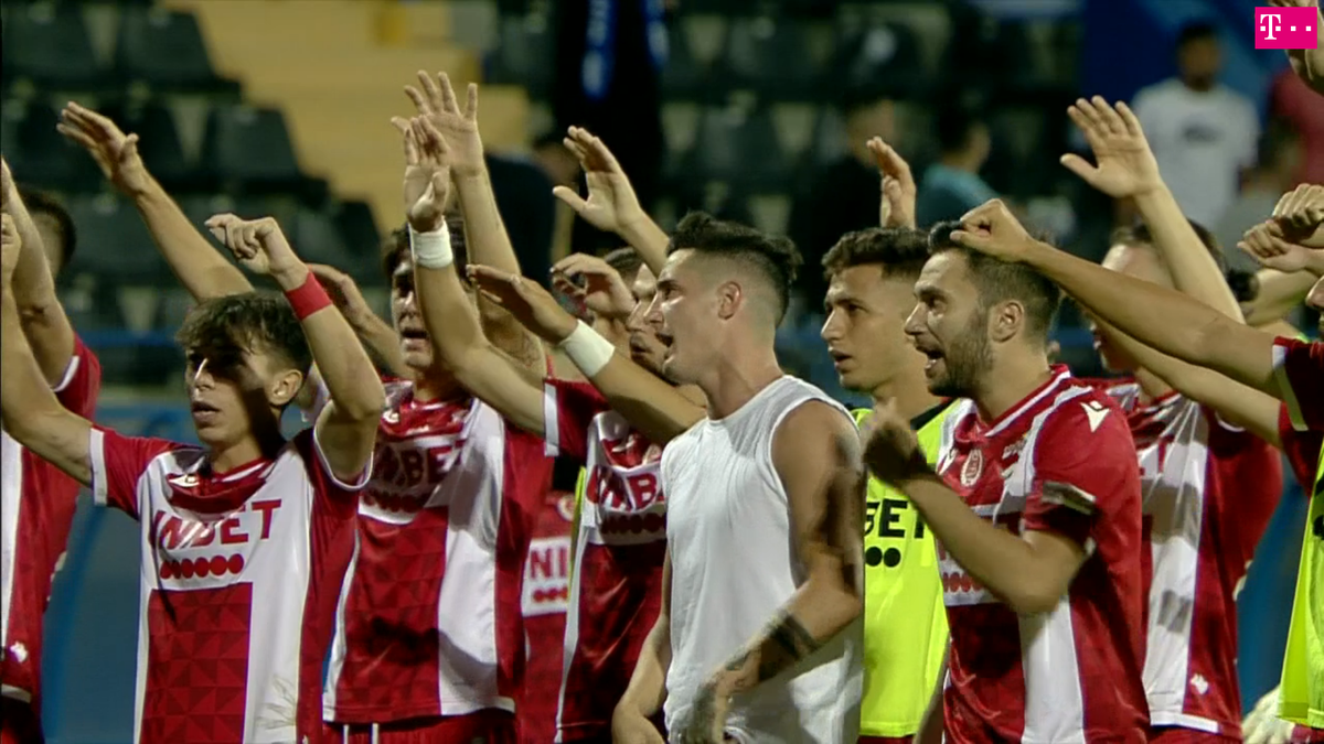 FOTO Farul - Dinamo, dinamoviștii la galerie, la final