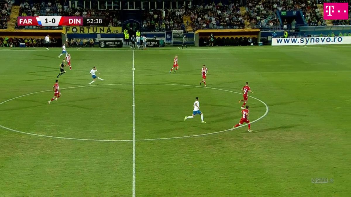 Gol de la 55 de metri în Farul - Dinamo! Eroarea care a făcut posibilă reușita