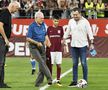 Ion Motroc a dat lovitura de start a meciului Rapid - UTA
