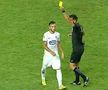 Dulca a văzut cartonașul galben din partea arbitrului arădean Mircea Ardelean