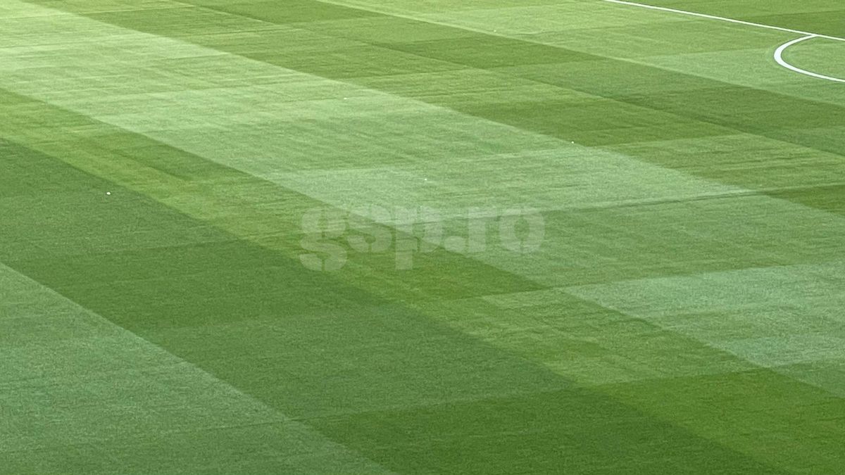 Gazon Arena Națională înainte de FCSB - Poli Iași