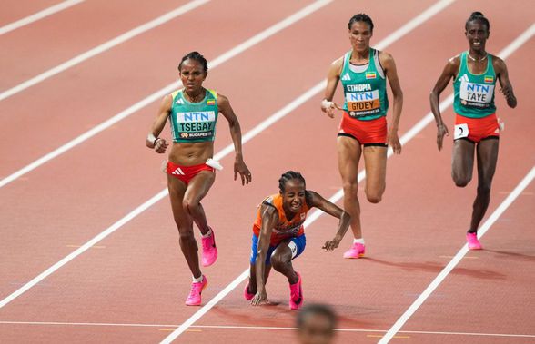 Scene incredibile la Mondialele de atletism: au pierdut două medalii de aur în câteva minute după două căzături în fața liniei de sosire