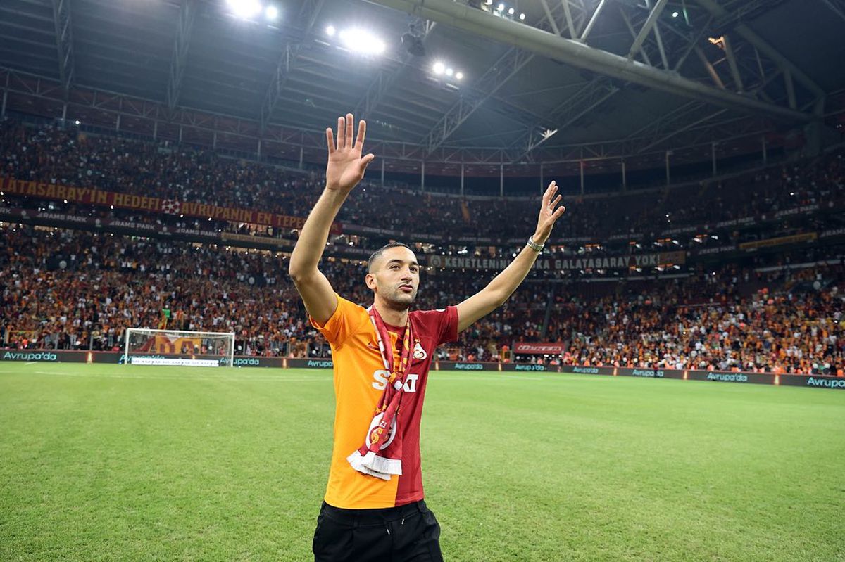 Ziyech, prezentare de senzație la Galatasaray